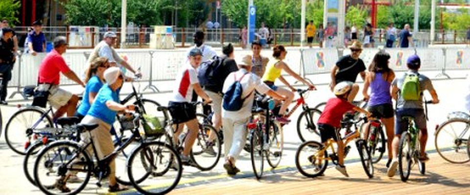 TAGLIO DEL NASTRO PER LA CICLABILE 'VIA D'ACQUA NORD'