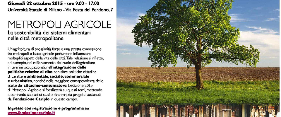 Metropoli Agricole 2015 - Giovedì 22 ottobre